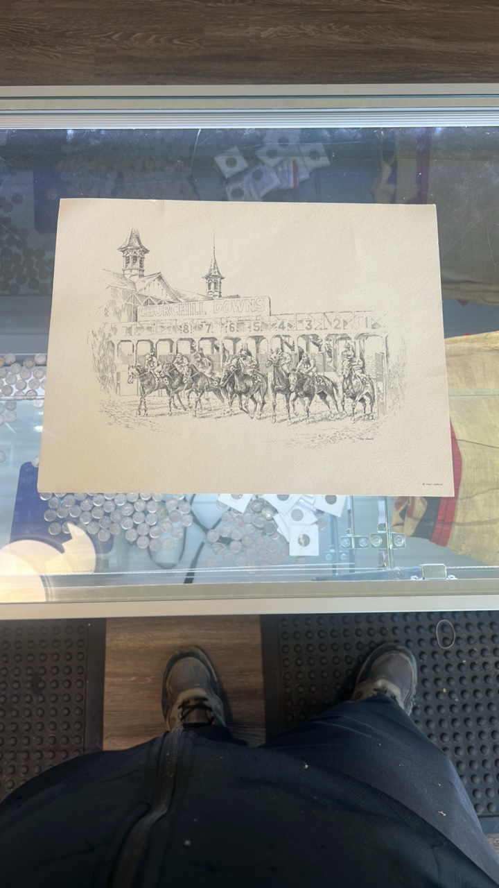Tony Oswald Churchill downs print