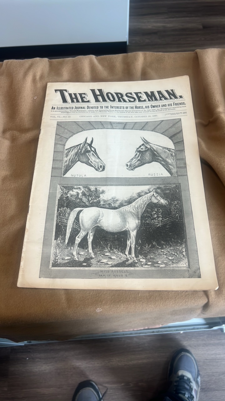 1886 the horseman magazine