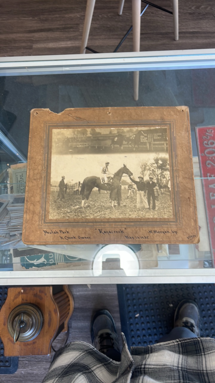 1935 ragacreek horse racing photograph