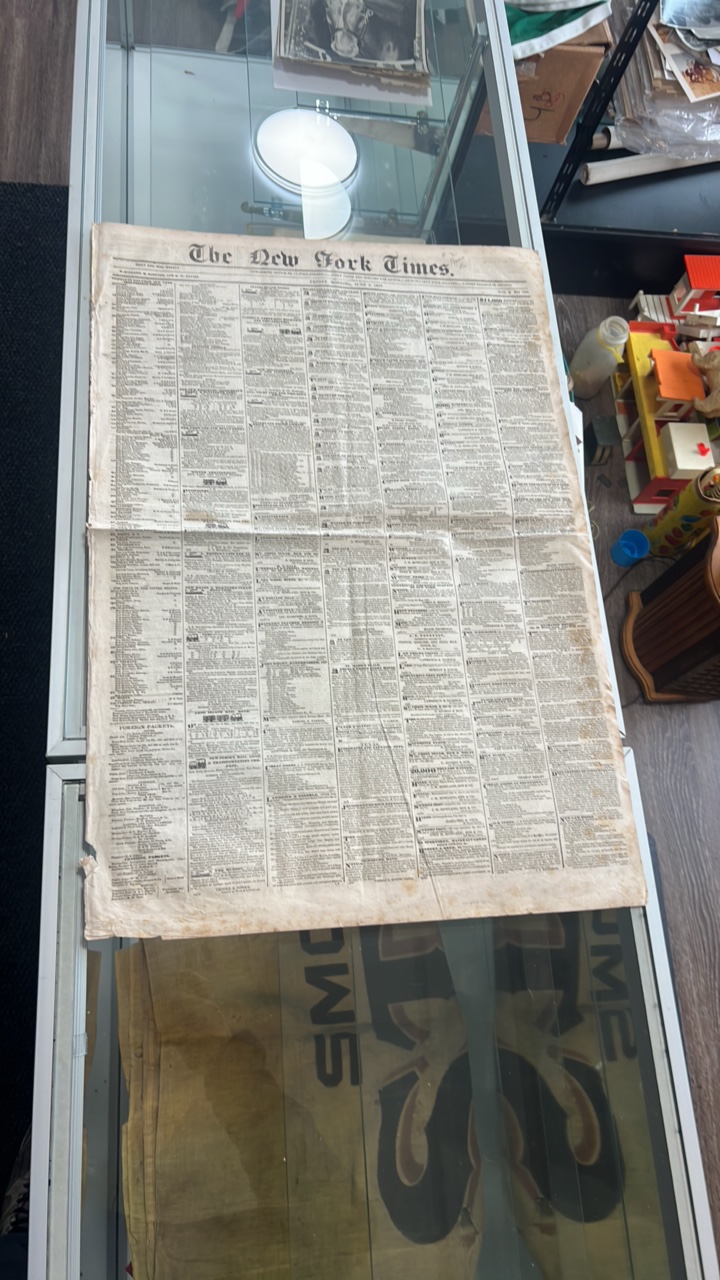 1837 page from the New York Times