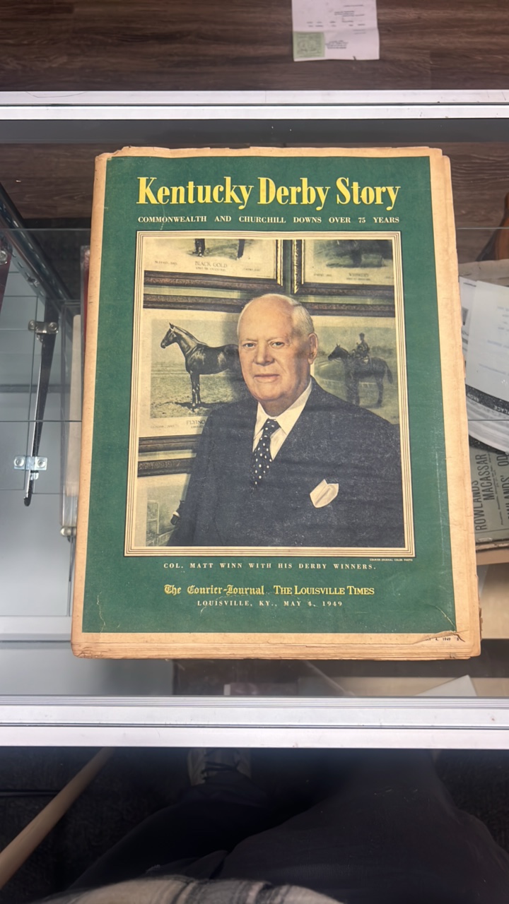 1949 Kentucky derby newspaper