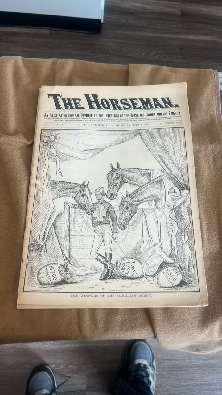 1886 the horseman magazine