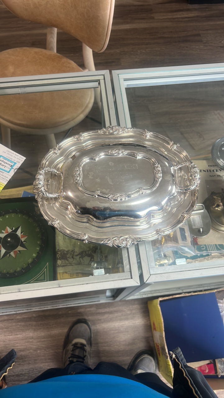 1975 silver plated crusade of mercy handicap trophy
