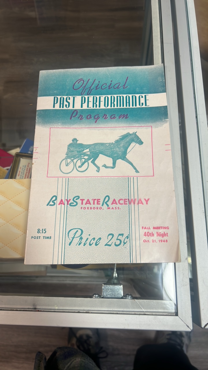 1948 bay state raceway race program