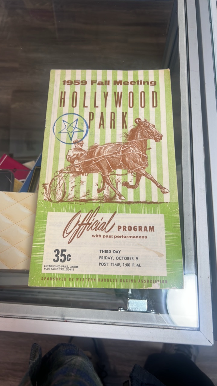 1959 Hollywood park race program