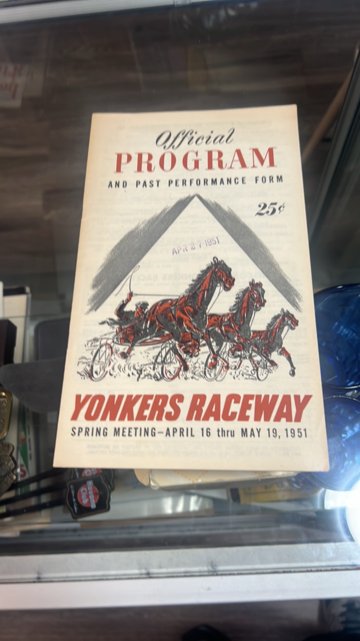 1951 Yonkers raceway race program