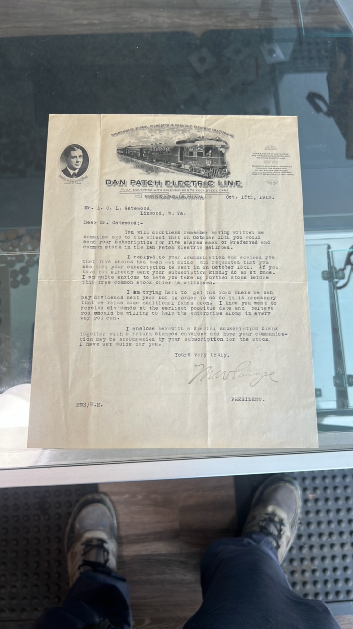 m.w. savage signed letter