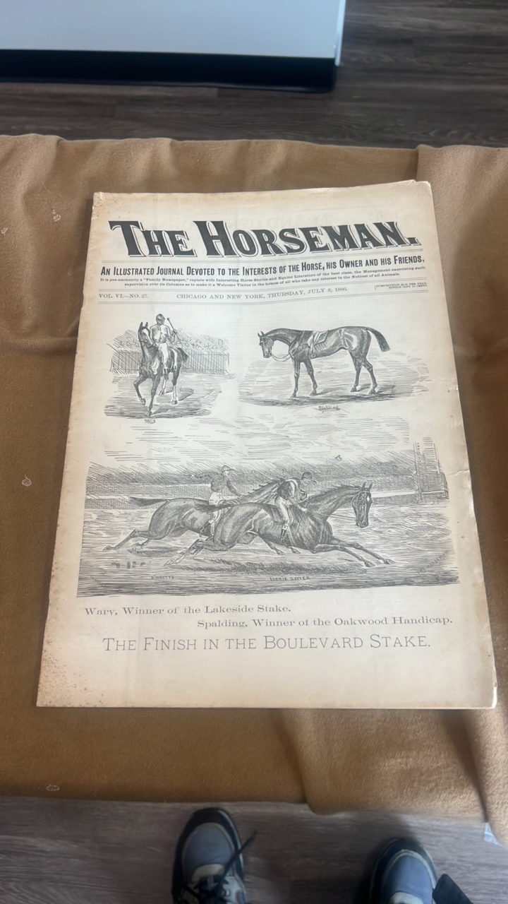 1886 the horseman magazine