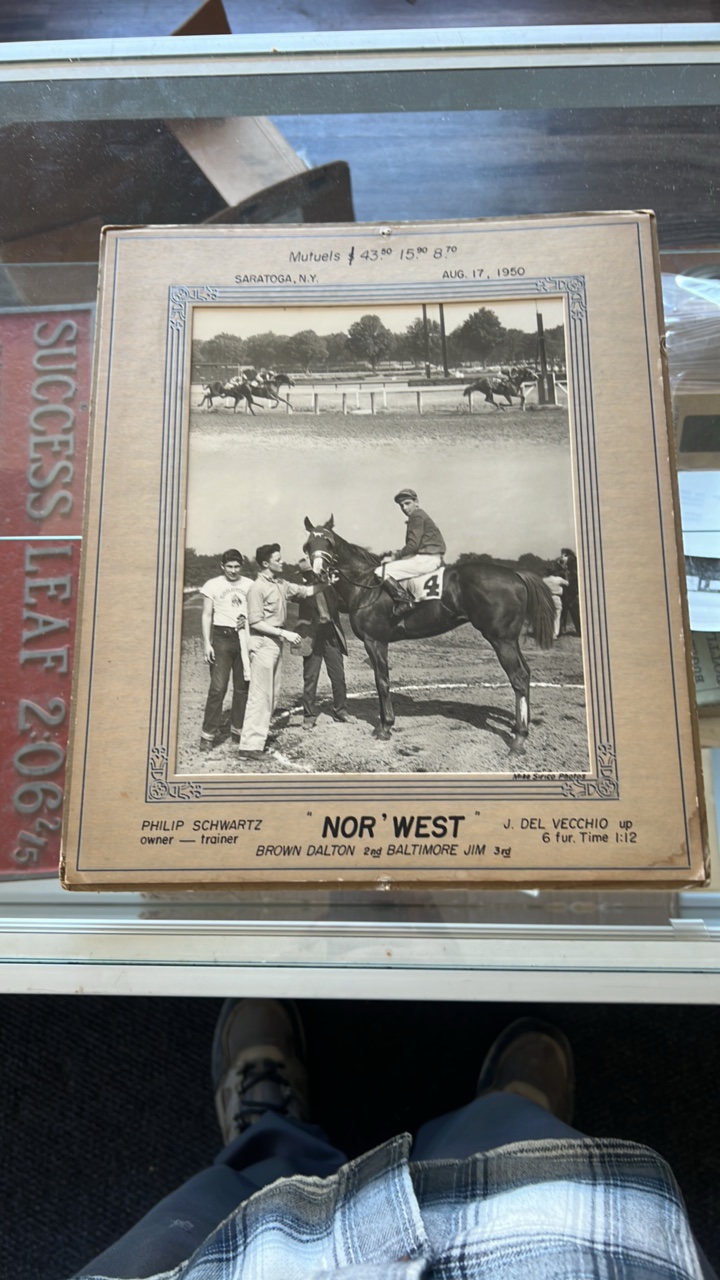 1950 norwest horse racing photograph