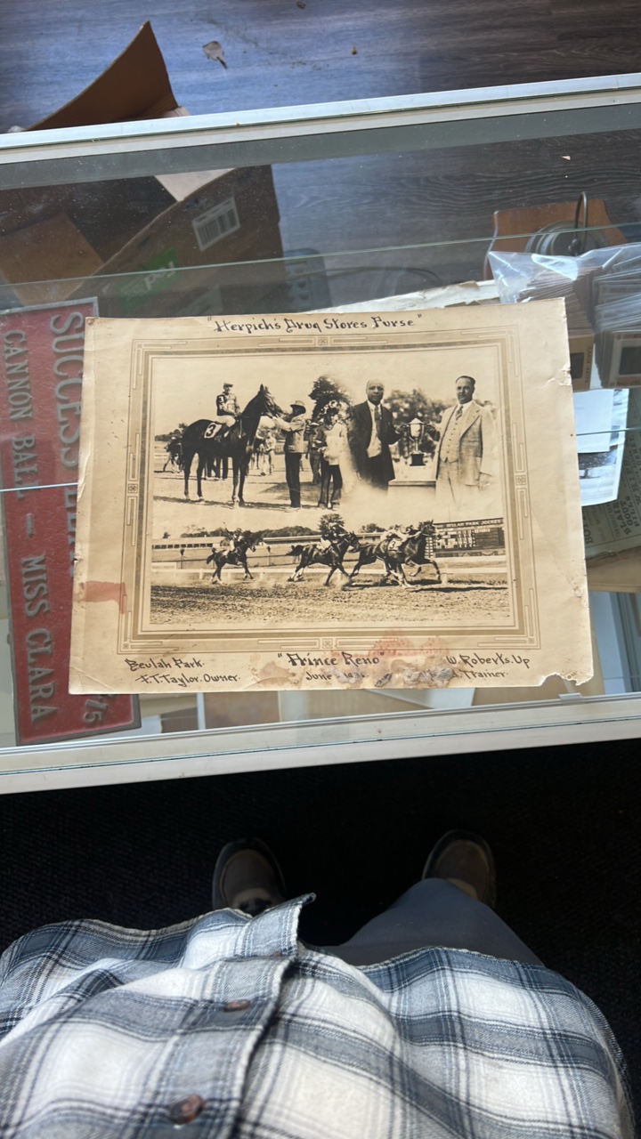 1936 prince reno horse racing photograph
