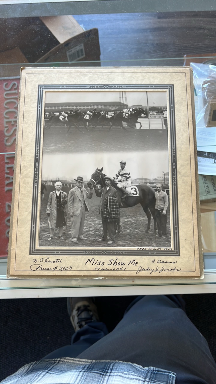 miss show me horse racing photograph