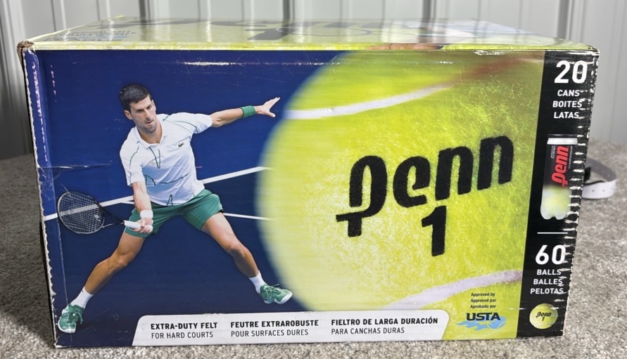 Penn Championship Tennis Balls, 20-Pack (60 Balls) - MSRP $55