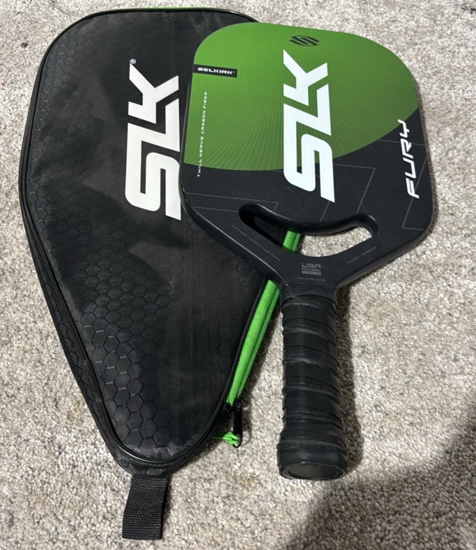 Selkirk SLK Fury Pickleball Paddle and Case - MSRP $100