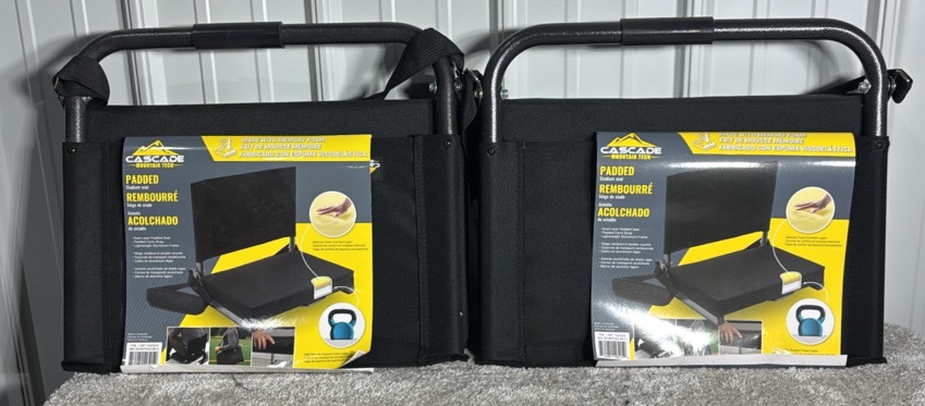 Cascade Mountain Tech Padded Stadium Seat, 2-Pack - MSRP $70