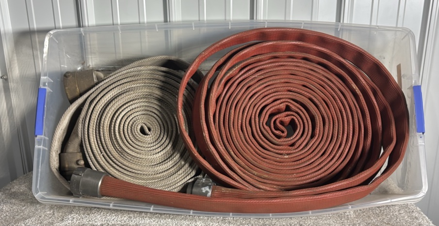 2 Vintage Fire Hoses