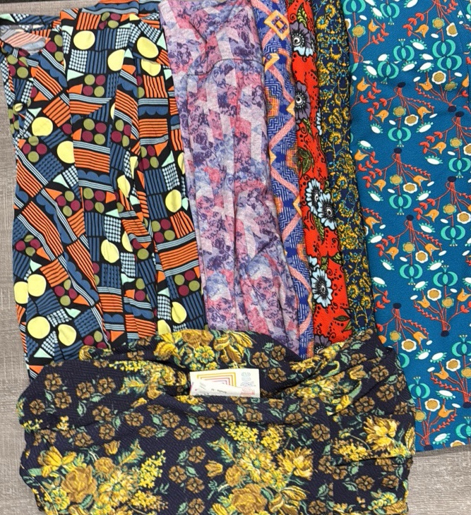 LuLaRoe Liquidation - Lot of 4-Cassie Pencil Skirts, 1-Amelia Dress, 4-Maxi Skirts (Size M) - MSRP $381