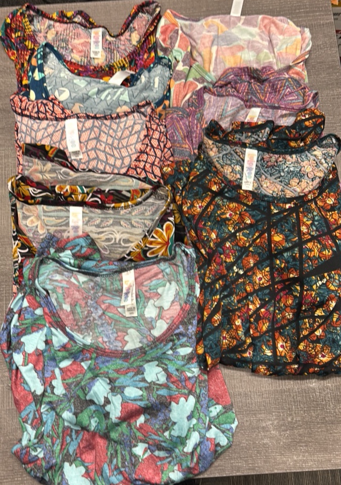 LuLaRoe Liquidation - Lot of 8-Perfect T (Size XXS) - MSRP $288