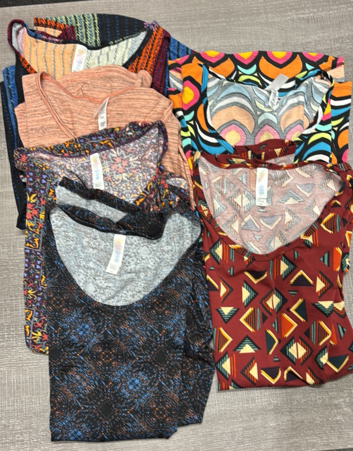 LuLaRoe Liquidation - Lot of 6-Classic T (Size XXS) - MSRP $228