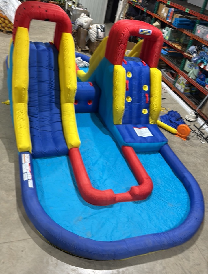 Sportspower Racetrack Inflatable Water Slide - MSRP $430