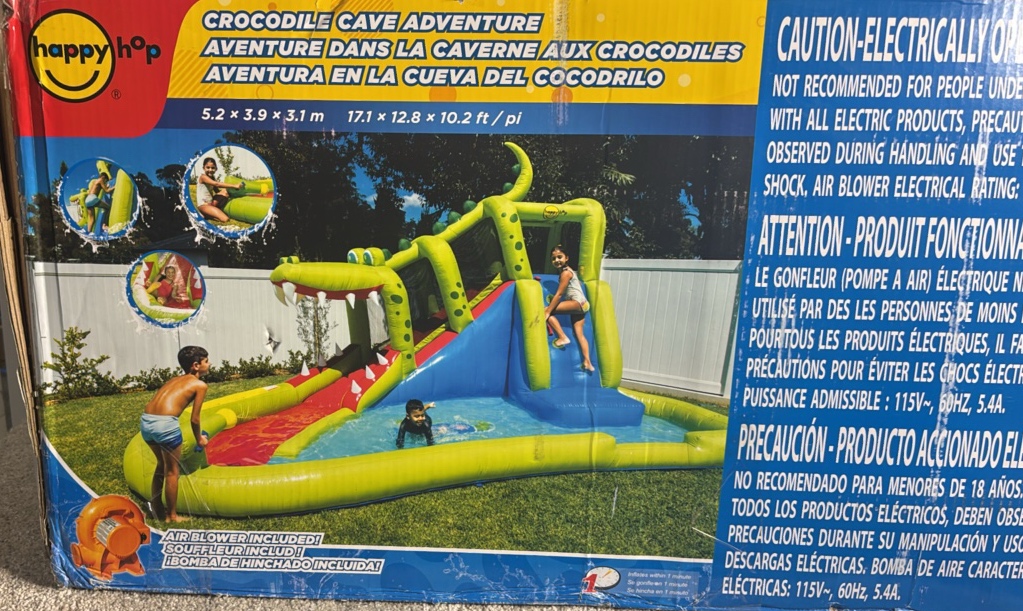 Crocodile Cave Adventure Water Slide - MSRP $200