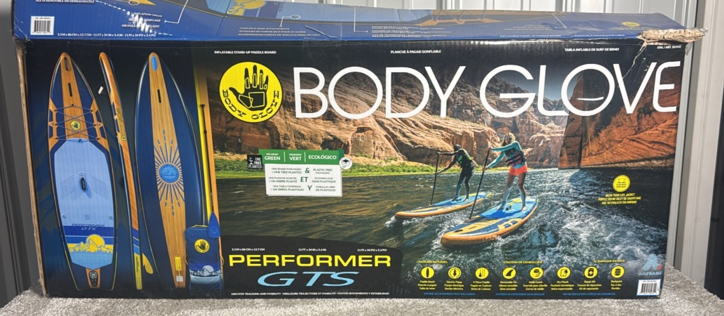 Body Glove Performer 11’ GTS Inflatable Paddle Board Package - MSRP $350