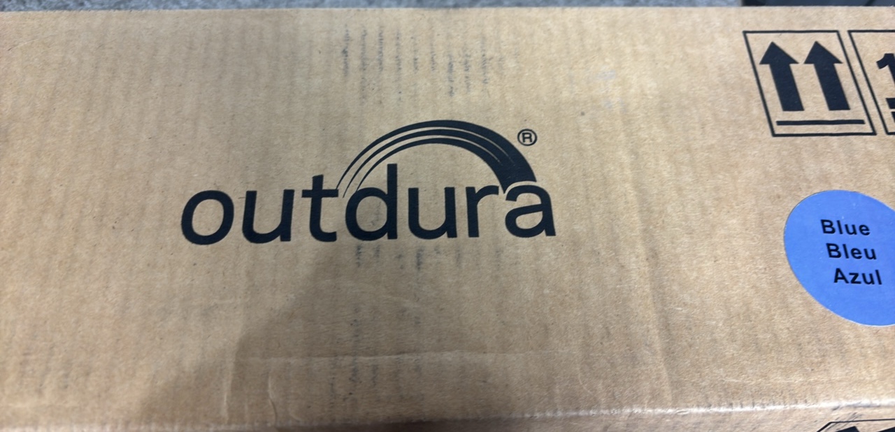 Outdura 10 Market Umbrella wLED Lights (Blue)