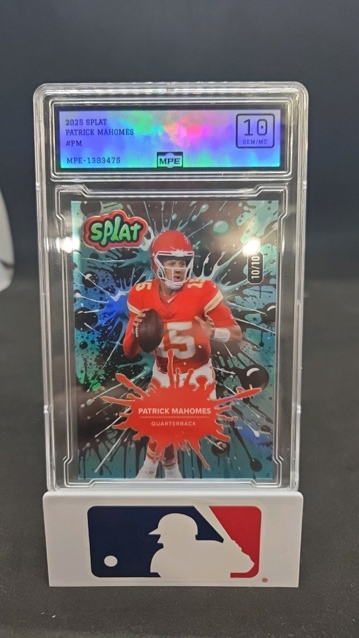 2025 Patrick Mahomes splat insert card Gem Mint 10 #10