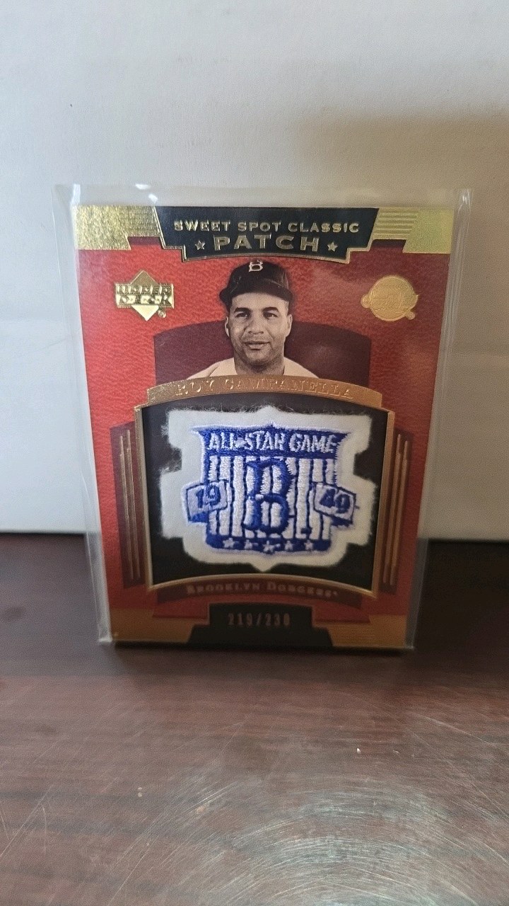 2004 UD SWEET SPOT ROY CAMPANELLA ALL STAR PATCH 230
