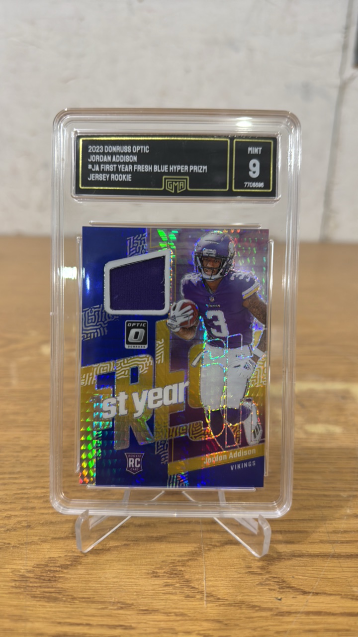 GMA 9 2023 Optic Blue Hyper Prizm Jersey Rookie