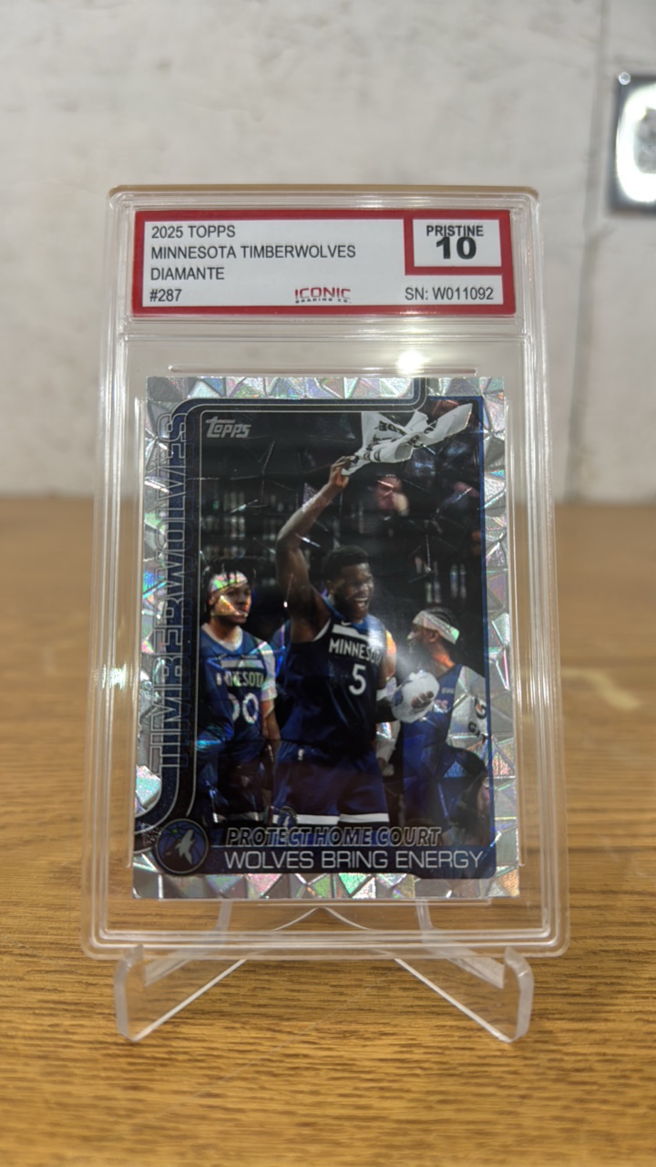 ICONIC 10 Pristine 2025 Topps Diamante Anthony Edwards