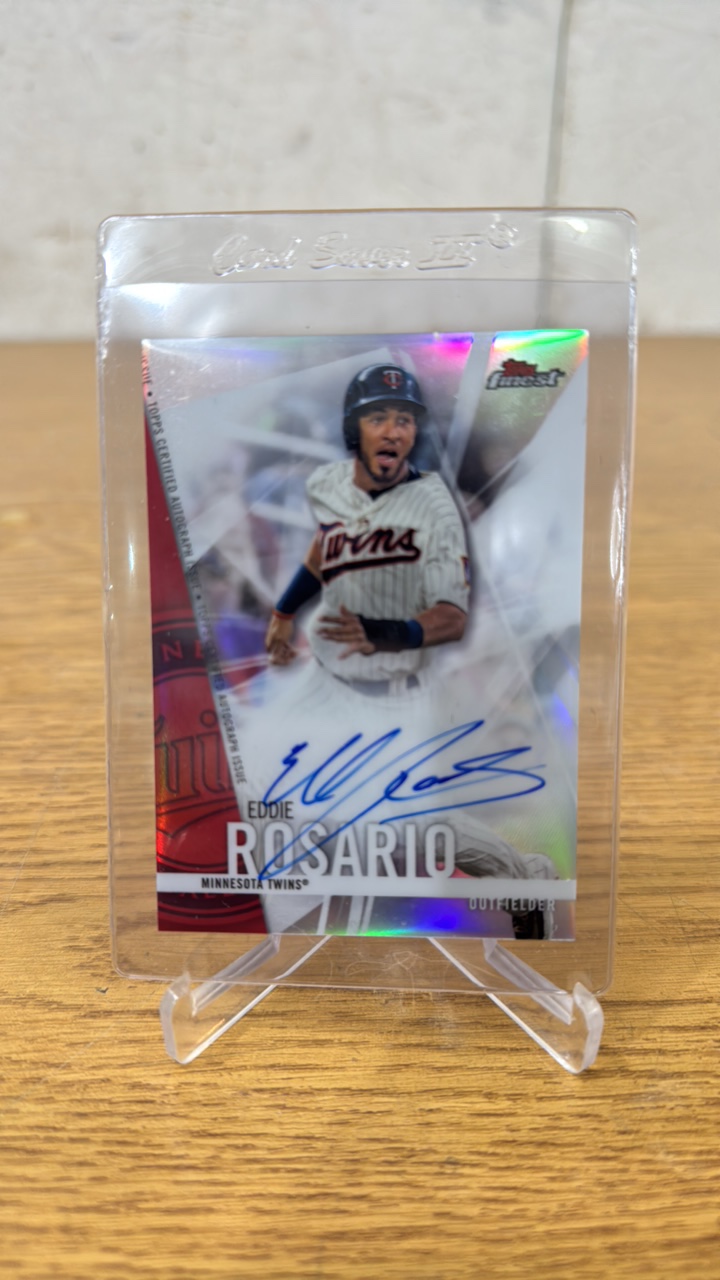 2017 Finest Autograph Eddie Rosario