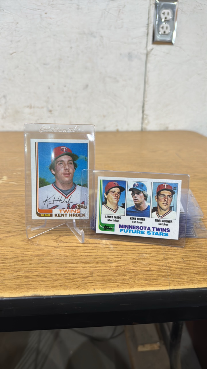 1982 Topps Traded & Topps Kent Hrbek Rookies