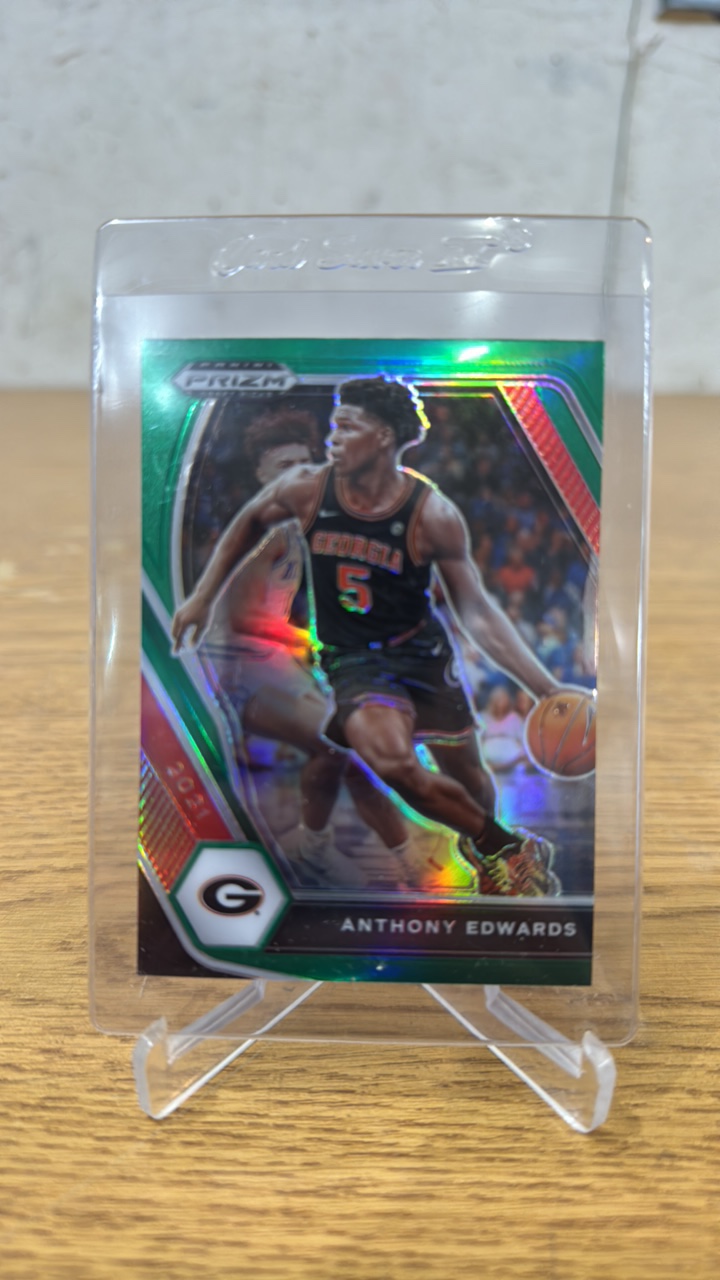 2021 Prizm Draft Green Anthony Edwards #65