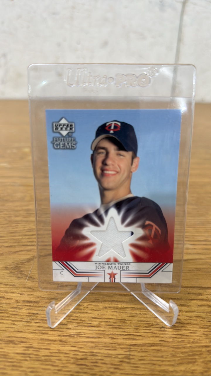 2002 Upper Deck Future Gems Jersey Joe Mauer Rookie