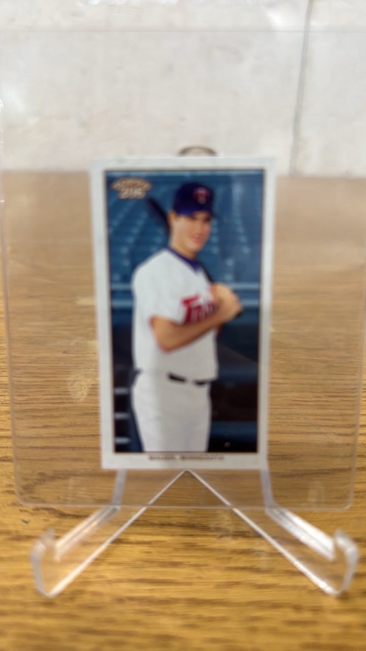 2002 Topps 206 Mini Polar Bear Joe Mauer Rookie #271