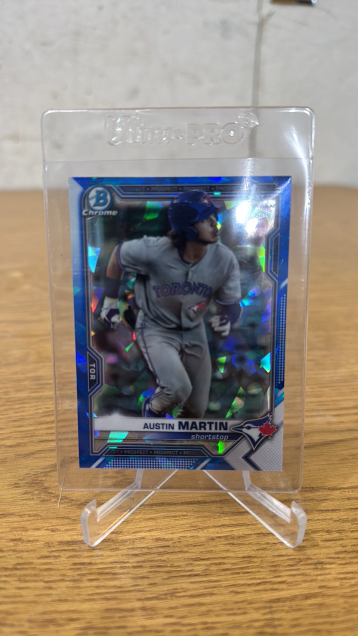 2021 Bowman Chrome Sapphire Austin Martin Rookie
