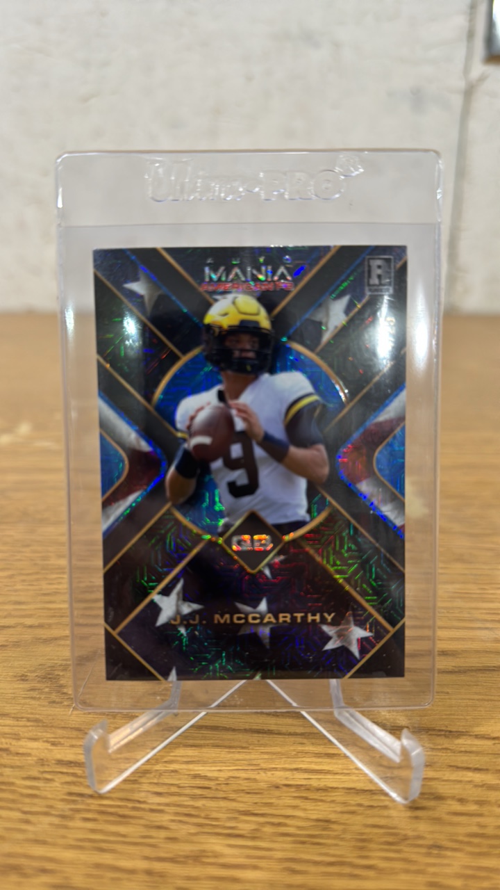 2024 Wild Card Auto Mania J.J. McCarthy Rookie Serial #425