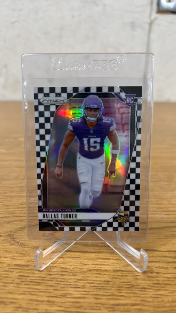 2024 Prizm Checkerboard SP Dallas Turner Rookie
