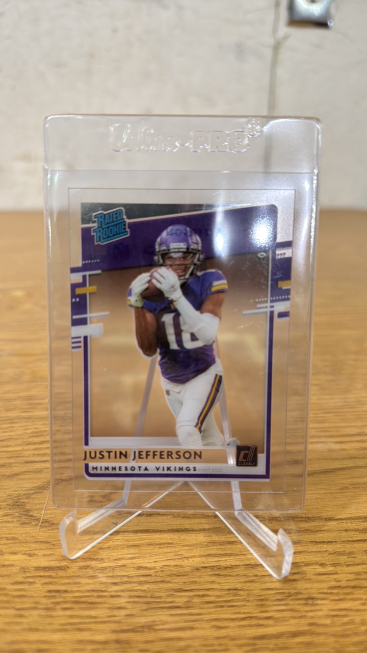 2020 Donruss Clearly Justin Jefferson Rookie