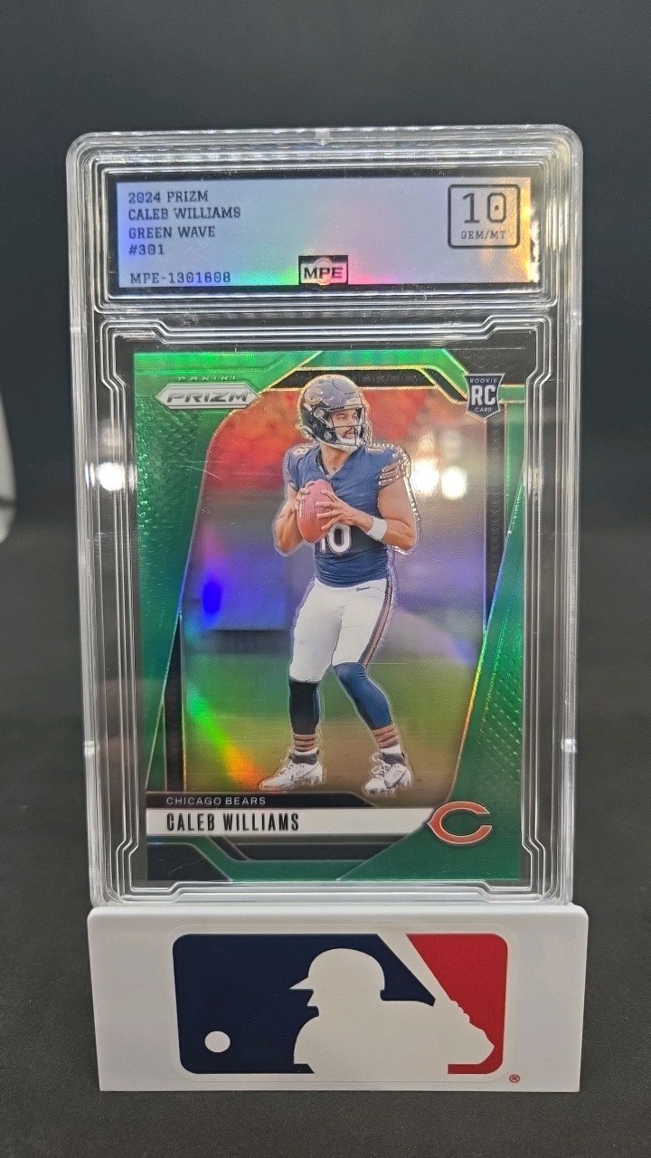 2024 PRIZM CALEB WILLIAMS GREEN WAVE ROOKIE GEM MINT 10