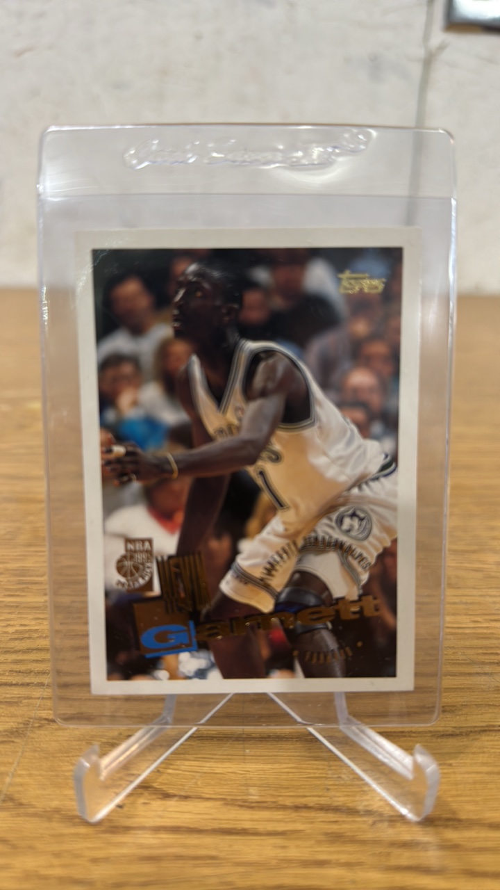 1995 Topps Draft Pick Kevin Garnett Rookie