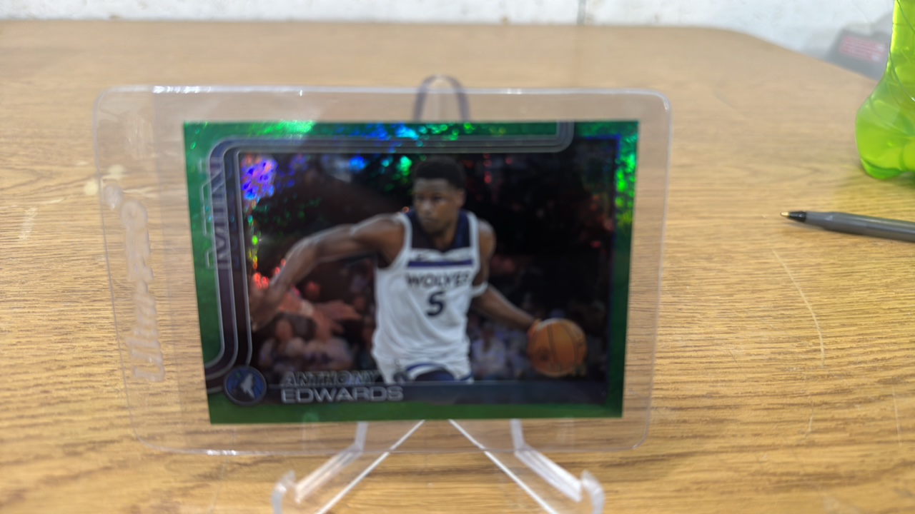 2025 Topps Green Sparkle Anthony Edwards Serial #5999