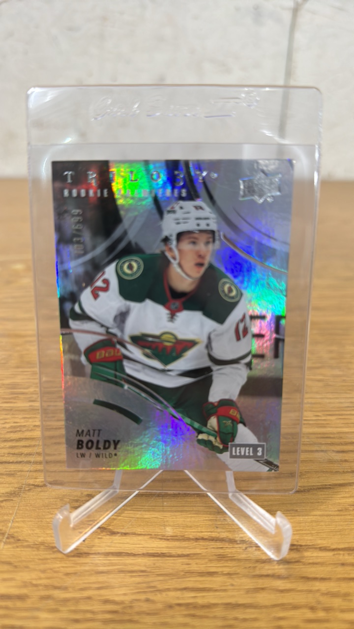 2022 Upper Deck Trilogy Matt Boldy Rookie Serial #103699