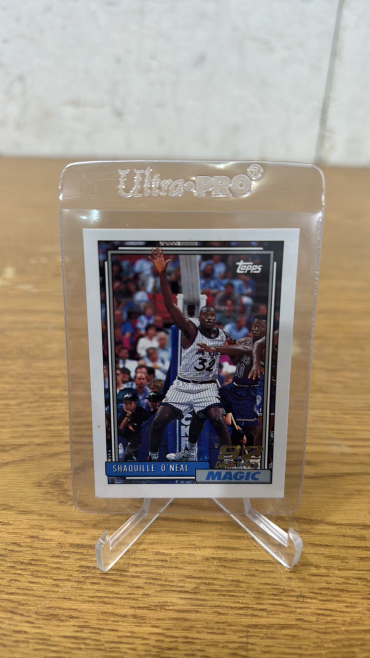 1992 Topps Draft Pick Shaquille ONeal Rookie