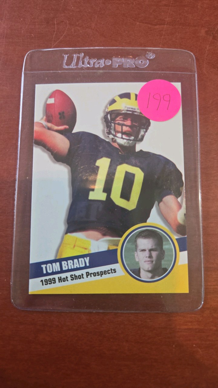 1999 Hot Shot Prospects Tom Brady Rookie
