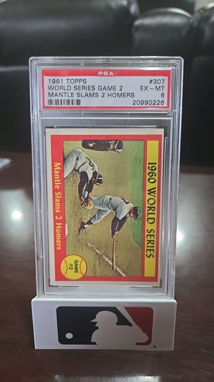 1961 topps Mickey Mantle world series game 2 PSA 6