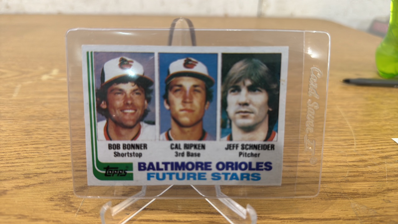 1982 Topps Cal Ripken Jr Blank Back Rookie Card Rare