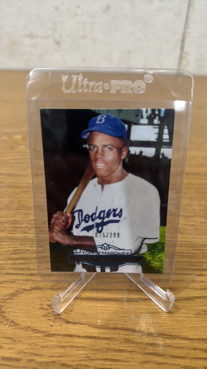 2011 Topps Marquee Blue Jackie Robinson Serial #75299