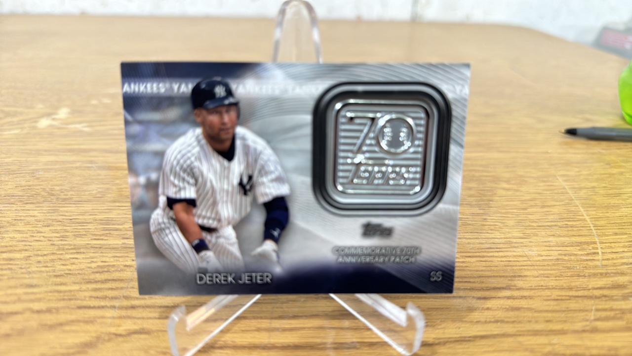 2021 Topps 70th Anniversary Patch Derek Jeter