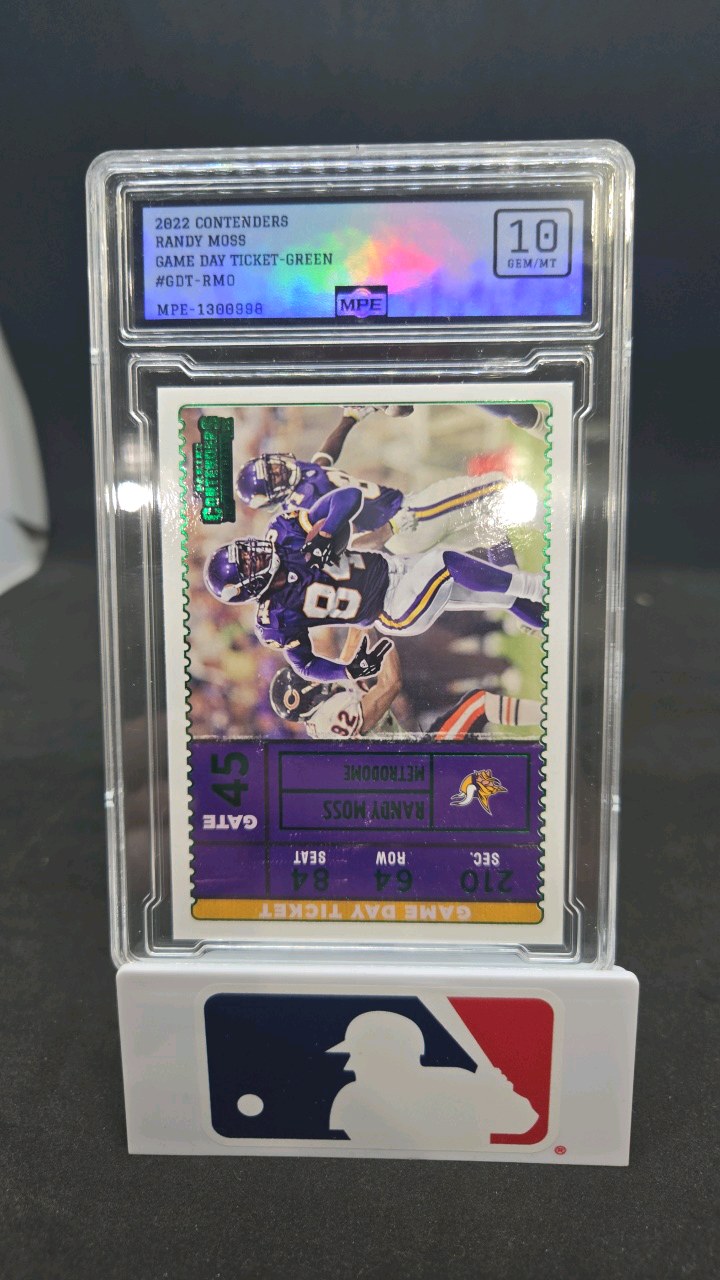 2022 CONTENDERS GREEN GAME DAY TICKET INSERT GEM MINT 10